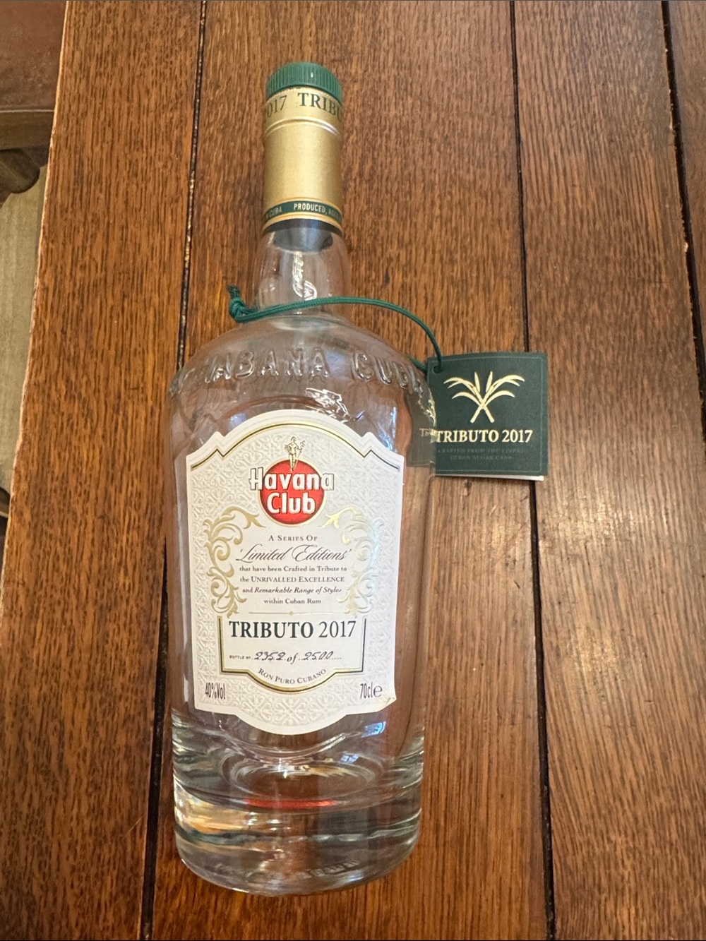 Havana Club Tributo 2017 Numbered Bottle - Limited Edition